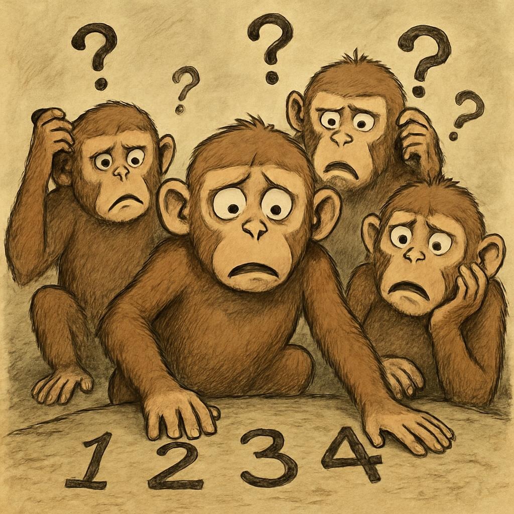 The Mystery of Counting to Four